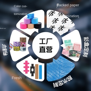 Xuyên biên giới trước khi cắt bông đàn hồi thể thao Băng khum đầu gối pad với cố định hỗ trợ chống ma sát thể thao Băng bán buôn - Product Image 2