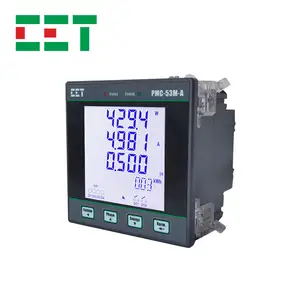 CET PMC-53M-A 3 Phase Ampere Meter Panel Multi Functional Panel Mounted Power Meter And Analyzer With Modbus RTU