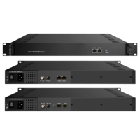 Modulateur IP QAM 1024 IP vers 32 DVB-C à ondes non adjacenteles, multiplexeur, brouilleur, remapping PID, NMS Web, 1U RF 50-960MHz HZY-3332-1R