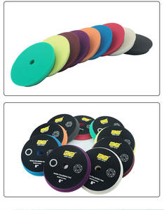 Tampon de polissage de voiture à double <span class=keywords><strong>action</strong></span> - Technologie de mousse à cellules variables, plaque de support à crochet, correction de peinture sans rayures - Product Image 6