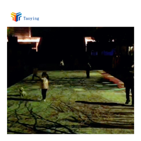 Projecteur interactif immersif à 360 degrés Projection de sol Système interactif au sol Projecteur à faisceau 4k Extérieur Intérieur