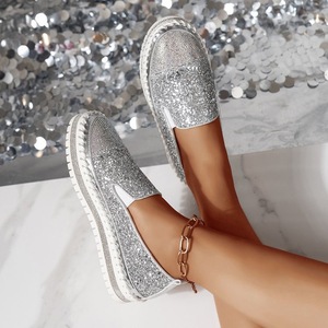 Chaussures décontractées pour femmes de grande taille, transfrontalières, internationales, avec paillettes, chaussures tendance pour femmes - Product Image 5