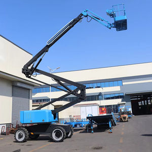 Platform Kerja Udara Bertingkat Tinggi 20m Baja Baru 2026, Pengangkat Hidrolik Listrik/Diesel Khusus untuk Lokasi Dermaga, Pengangkat Bengkok, Penjualan Eceran - Product Image 4