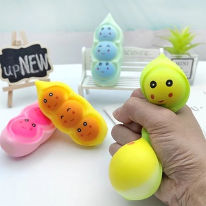 Divertidos Juguetes de Guisantes de TPR para Apretar, Suaves y Antiestrés, Lindos Juguetes de Guisantes para Niños - Product Image 3