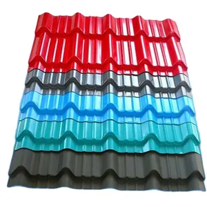 全硬批发波纹金属屋顶板便宜金属价格标准尺寸镀锌铁屋顶板