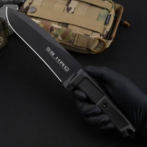 มีดต่อสู้ ER Doberman Ver4.0 ใบมีดตรงคุณภาพสูงทำจากเหล็กกล้าไร้สนิม ด้ามจับ G10 ปรับแต่งได้ ใช้ในงานอุตสาหกรรม DIY OEM - Product Image 3