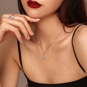 Dylam 18K Gold Plated 925 Sterling Silver CZ Diamond Pendant Necklace for <b>Women</b> Adjustable <b>Slider</b> with <b>White</b> 5A Cubic Zirconia - Product Image 6