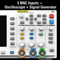 FNIRSI-1014D Dual-Channel Digital Oscilloscope + 100MHz 1GS/s Signal Generator Dual-Channel Color Display Repair Education R&D