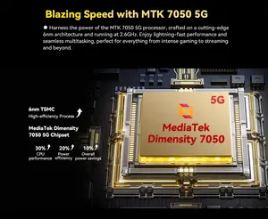 CUBOT KingKong X 5G Smartphone Android 14 débloqué 256GB ROM Double SIM 100MP Robuste 100MP IP68/IP69K Étanche Antichoc - Product Image 3