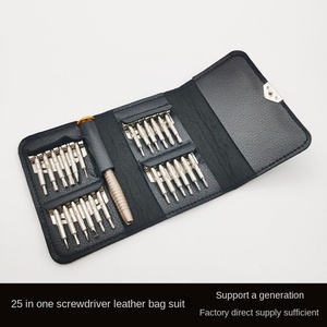 Jeu de tournevis étui en cuir pour téléphone portable démontage horloge lunettes entretien outil de tournevis de précision - Product Image 2