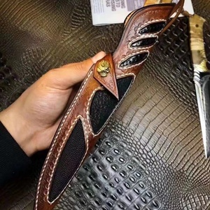 Couteau pliant tactique de haute qualité en acier inoxydable avec manche en bois pour usage industriel, gaine personnalisable OEM - Product Image 3