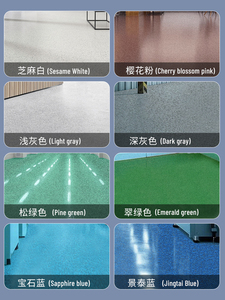 Epoxidharz-Bodenfarbe Herstellung Marmor-Effekt Wasserdicht und Rutschfest Bodenbelag Ersatz für Keramikfliesen Verschleißfest - Product Image 6