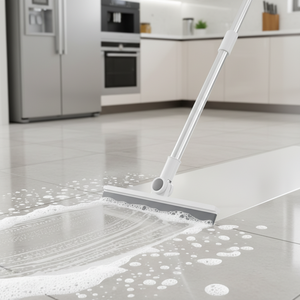 Set Scopa e Paletta 4-in-1 in PP Bianco Personalizzabile per Interni ed Esterni - Product Image 6