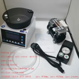 実験室用コンパクトスピンコーター/スピンプロセッサーEZ4オイルフリー真空ポンプVACUUM SPIN CHUCK 110V/220V - Product Image 2