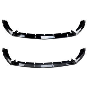 ลิ้นกันชนหน้า Amp-Z สำหรับ Mercedes-Benz E-Class W213 สีดำเปียโน ลายคาร์บอนไฟเบอร์ ผิวด้าน ปี 2021+ AMG - Product Image 2