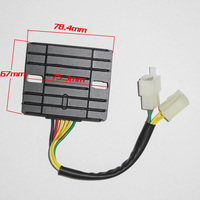 Redresseur régulateur de tension 12V 6 fils pour 150CC 200CC 250CC ATV Pit Bike Jinling EGL SPY JLA-21B JLA-923 QUAD BIKE PARTS