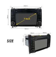 IPoster gps dvd mobil din ganda Android 10, penjualan laris untuk mercedes-benz a-class W169 Viano Sprinter BT 4G WIFI navigasi gps mobil