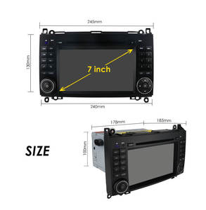 IPoster vendeur Android 10 double din voiture dvd gps pour mercedes-benz classe A W169 <span class=keywords><strong>Viano</strong></span> Sprinter BT 4G WIFI voiture gps navigation - Product Image 6