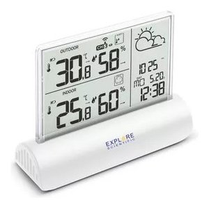 Stazione barometrica GLASS LCD White e Clear WSH4501 - Product Image 3