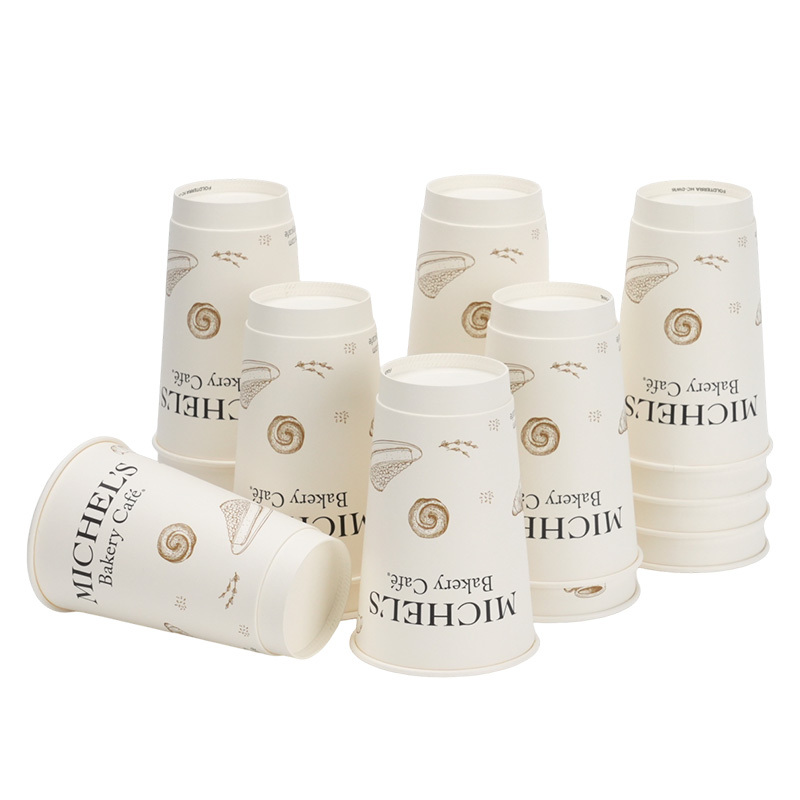 Wholesale Biodegradable Coated Disposable Paper Coffee