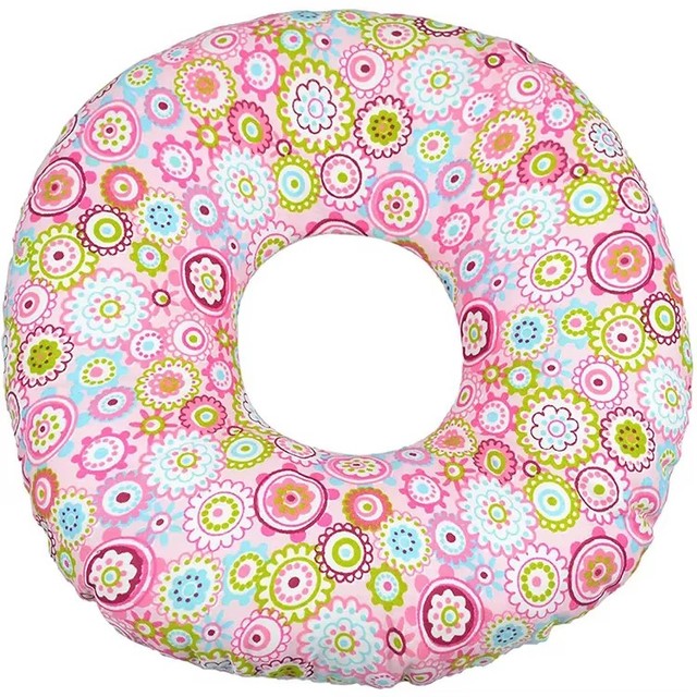 Donut Shaped Woven Ear Protection Pillow-100% Cotton Comfort Cushion for Ear Piercings Headphones and Sleeping