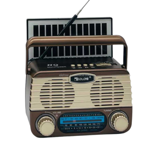 ELETREE RX-2606S Altavoz Inalámbrico Portátil BT, <span class=keywords><strong>Radio</strong></span> Solar AM FM SW de 3 Bandas, Dispositivo de Escucha Recargable con Puerto USB y Ranura para Tarjeta TF - Product Image 1