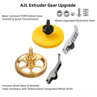 Kit Gear Extruder Bambu Lab A2L Gagang Logam Suku Cadang Pengganti Printer 3D Grosir