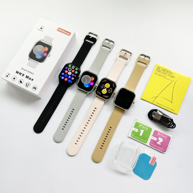 WK9 Max Bt Calls Smart Watch for Men Women Stainless Steel Sports Fitness Watches Heart Rate Smartwatch Y13/H13