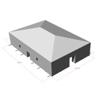 Chine fournisseur géant coupe-vent pvc Pop Up Portable fête événement bâtiment gonflable tente pneumatique gonflable cinéma chapiteau tente