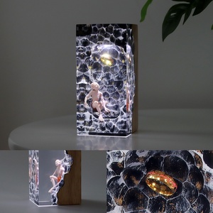 <span class=keywords><strong>Seigneur</strong></span> <span class=keywords><strong>des</strong></span> <span class=keywords><strong>Anneaux</strong></span> Gollum, décoration de bureau rectangulaire en résine de style européen, souvenir, cadeau - Product Image 2