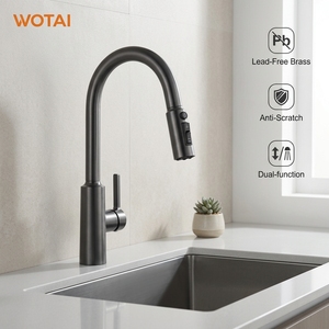 Grifo Monomando Extraíble Más Vendido, Compatible con Agua Fría y Caliente, Filtro de Agua, Mezclador de Cocina con Salida de Agua, Viene con Garantía de 5 Años - Product Image 1