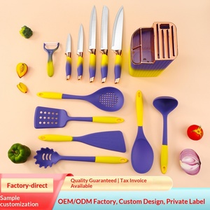 High Quality <b>Kitchen</b> Cooking Utensils Spatula Peeler <b>Kitchen</b> Knives <b>Kitchen</b> <b>Gadget</b> Silicone <b>Kitchen</b> Utensils Set for Cooking - Product Image 5