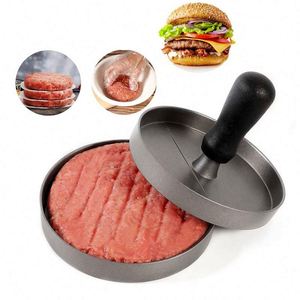 Utensilios de Cocina, Prensa para Hamburguesas de Aluminio Antiadherente, Molde para Carne de Res, BBQ, Grill, Hamburguesas - Product Image 1