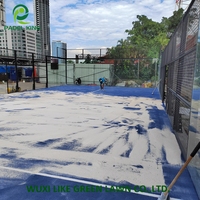 Terrain de padel super panoramique, construction en structure métallique, pour entraînement professionnel et compétition internationale