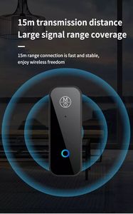 Transmisor y Receptor Inalámbrico 5.1 con Clip, Solución de un Solo Dispositivo para Adaptador de Audio AUX para Automóvil, para Llamadas con Manos Libres - Product Image 2