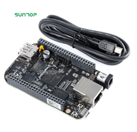 BeagleBone Black AM3358 Cortex-A8 modul papan pengembangan tertanam terbaru 512MB DDR3 4GB eMMC Flash BB-hitam Rev.C Linux