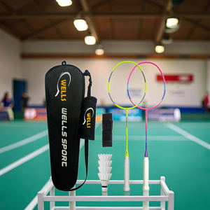 Hot Bán Chất Lượng Cao Bán Buôn Carbon Vợt Cầu Lông Người Mới Bắt Đầu Đào Tạo Cạnh Tranh Cầu Lông Vợt - Product Image 1