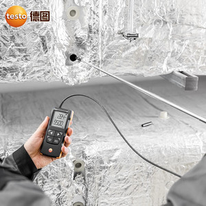 Anémomètre numérique Testo 425, résolution 0,01 m/s, mesureur de vitesse du vent portable pour usage industriel - Product Image 1