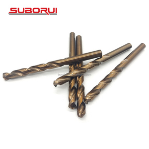 Subirui 29Pcs HSS M35 Cobalt Khoan Bits Set Twist jobber Chiều dài khoan Bit Kit cho cứng kim loại sắt thép không gỉ - Product Image 2