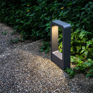 Lampada <span class=keywords><strong>da</strong></span> <span class=keywords><strong>Giardino</strong></span> Moderna in Alluminio IP65 Impermeabile, Luce <span class=keywords><strong>LED</strong></span> per Prato Alimentata a Corrente Alternata, per Hotel, Casa, Decorazione Esterna, Illuminazione per Sentieri e Pali - Product Image 2