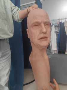 Máscara de Silicona de Anciano para Adultos, Máscara Realista de Cara de <span class=keywords><strong>Abuelo</strong></span>, Disfraz de Halloween, Cosplay, Disfraces, Travesti - Product Image 2