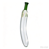 Pénis artificiel haut de gamme, plusieurs tailles, style fruit, godemiché en verre, jouet de masturbation mignon et ludique, jouet sexuel pour femme, vente en gros