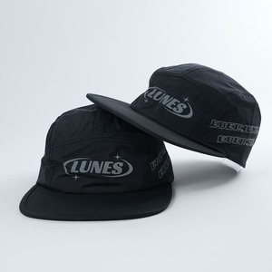 Tùy chỉnh 5 Bảng điều chỉnh trại cap phẳng Vành Chất liệu cotton ngoài trời thể thao hat in vành - Product Image 1