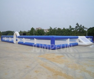 Vente personnalisée Grand terrain de football gonflable Arène de sports de plein air Énorme terrain de football gonflable Terrain de jeux pour sportifs humains Vente - Product Image 2
