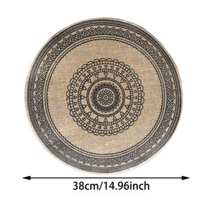 Venta al por mayor tapetes de mesa dibujar verano desayuno manteles individuales de lujo boda manteles individuales a prueba de calor cocina mantel - Product Image 3