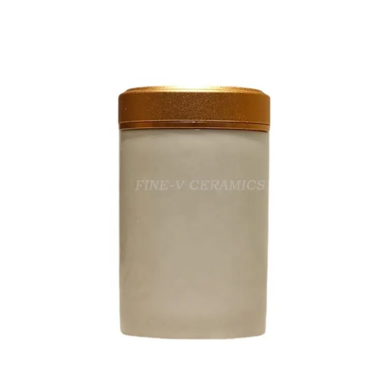 Piccola polvere di ceramica 20g scatola metallica mini tè sigillato capsula di stoccaggio carmine unguento bottiglia di medicina portatile
