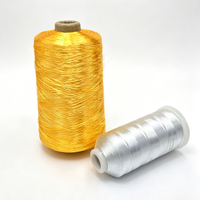 Glanzend Goud 100% Viscose Rayon Filament 300D voor Borduren, Naaiwerk, Premium Kleding, Huistextiel