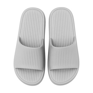 Men's EVA Slippers Non Slip Soft Sole Comfortable Indoor Walking On Clouds Feel Size 42-45 Grey Solid Color - Product Image 3