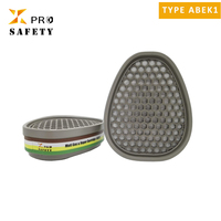 Masque à gaz de type Abek1 Muti Cartouche de gaz et de vapeur Respirateur chimique