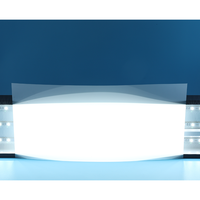 Film diffuseur optique en polycarbonate PC personnalisé en gros Film diffuseur de lumière LED adhésif